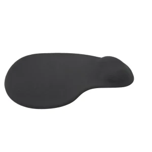 Ergonomic Mouse Pad with Gel wrist Support- Black Color