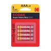 Kodak Super Heavy Duty AAA 1.5V Zinc Battery- Pack of 4 Pcs