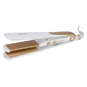 Geepas GH8688  2 in 1 Ceramic Hair Straightener With Neo Waving Function And Temperature Control- Gray