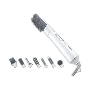 Sonashi 7in1 Hair Styler with Big Roller Brush, Blow Brush Nozzle Volume Lifter- SHS-2034