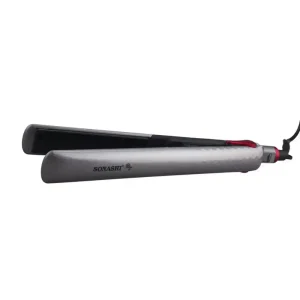 Sonashi France Hair Straightener With Ceramic Coating Plate- Black