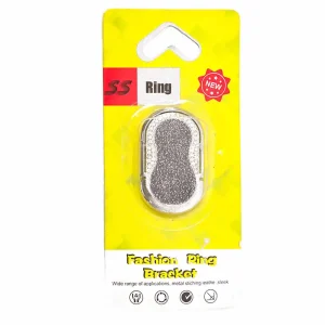Fashion Ring Mobile Phone Sticky Bracket- Black