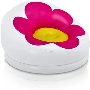Pink Flower Intex Blossom Chair, Ages 9+, Sofa Chair Specially Design for Girls, Seat for Resting, Reading or Hanging Out