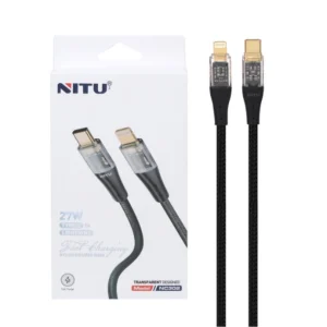 Nitu Extreme PD Fast Charging And Data Transmittion Cable USB-C To Lightning Plug