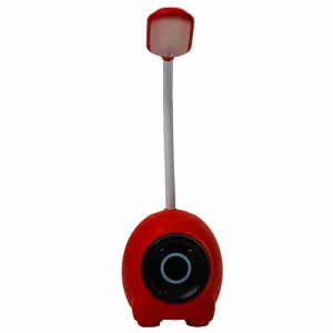 LED Rocket Lamp Light Flexible Neck Perfect for Reading- Color Red
