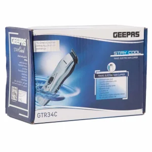 Geepas Rechargeable Trimmer for Men- Silver