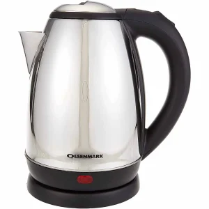 Olsenmark 1.8L Cordless Electric Kettle, Stainless Steel Kettle, Auto Shut Off Feature, Ideal For Hot Water ,1500W (Omk2356)