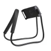 Black Necklace Cellphone Support Universal Adjustable Neck Mount, Fits up to 7 Screens Large Smartphone Also 7 Tablets, Phone Holder