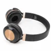 Wireless Foldable Over-Ear Soft Padded Headphones- Black