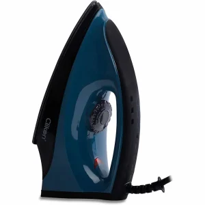 Clikon Light Iron, Lightweight Compact Dry Iron with Non-Stick Coated 1300Watts- Black and Blue