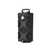 Hifi Wireless Rechargeable Bluetooth Speaker For Karaoke With LED Lights- Black
