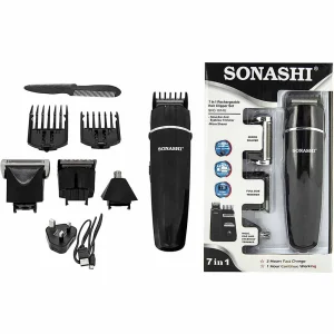 Sonashi 7 in 1 Rechargeable Hair Trimmer for Men