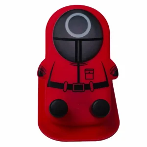 M2 Desktop Adjustable Plastic Mobile Stand Flexible Desk Phone Holder- Red Color