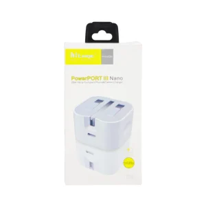 Hitage Power Port III Nano 25W Ultra Compact Phone and Tablet Charger- White