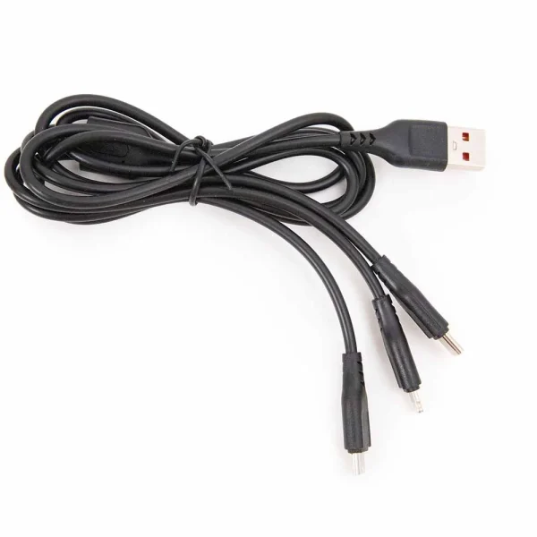 Sky Dolphin 3 in 1 USB Cable Smart Charger, 2.4A Speed Charger