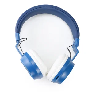 Astronaut Stereo Sound Wireless Headphones- Blue and White