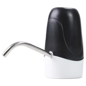 Automatic Water Dispenser, Rechargeable Water Pump - White & Black