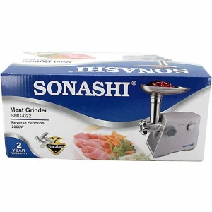 Sonashi Electric Meat Grinder with Reverse Function- 2000W
