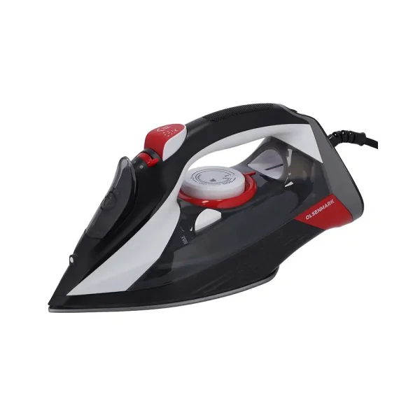 Olsenmark Steam Iron With Ceramic Coating Soleplate and Transparent Water Tank- OMSI1838