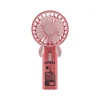 Mini Handheld Fan USB Rechargeable Mini fan Outdoor Travel Fan- Pink color