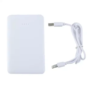 Start Power Bank With Cable 5000mAh- White