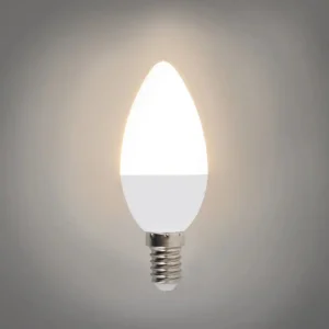 Epsilon 3W LED Bulb Daylight Candle Lamp- White