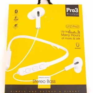 PRO3 Wireless Stereo Headset- Black