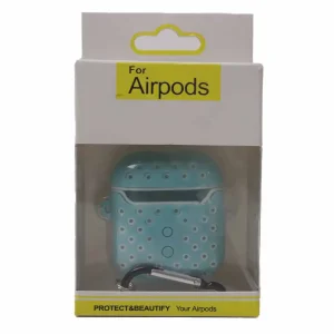 Micro Fiber Protective Case for Airpods- Cyan