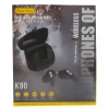 Trulely Wireless Earphones, K90 With Noise Reduction, Bluetooth Earbuds - White