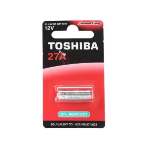 Toshiba 27A Alkaline Battery With 0 Percent Mercury,12V - 1 Piece