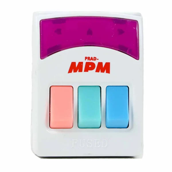 MPM 3 Ways Multi Switch for Home and Kitchen- White