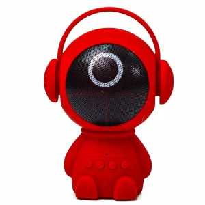 Music BT Wireless Bluetooth Party Speaker- Red Color