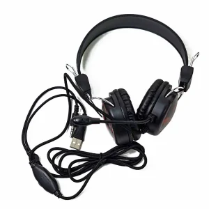 Squid Game Triangle Design Foldable Extra Bass Over Ear Headphones with Mic- Black