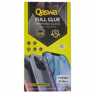Full Glue Original 9D Guaranteed Tempered Glass Screen Protector for IP 12 PRO MAX 6.7