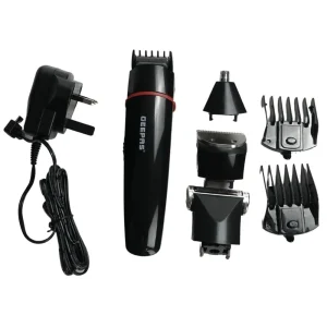 Geepas 7 in 1 Grooming Kit, Precision Trimmer, GTR8128N- Black