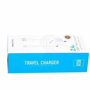iDiscover 2.4A USB Travel Charger with Micro Cable