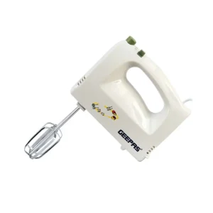 Geepas Hand Mixer Electric Beater with Beaters and Dough Hook 160W- GHM2001N