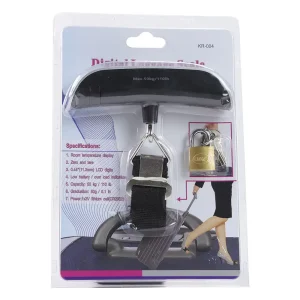 Digital Luggage Scale, Multi-functional Weight Measuring Scale, Capacity 50kg - Black & Silver