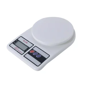 Electronic Kitchen Scale SF-400 With High Precision Strain Gauge Sensor System- White