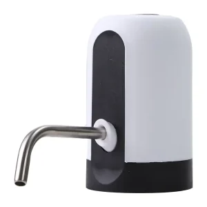Automatic Water Dispenser, Rechargeable Water Pump - White & Black Color