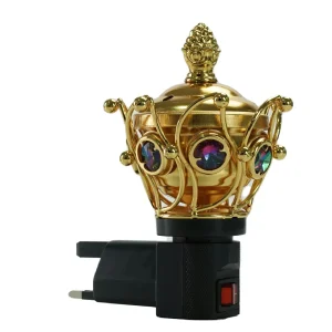 Electronic Incense Burner, Bakhoor Burner with Modern Design- Golden Color