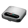 Kenwood Stainless Steel 2 in 1 Sandwich Maker 750wt - SMM00 With Metal Cover- Silver