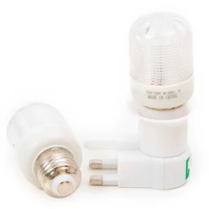 Night Light Bulb 3in1 Mini Night Light with 3 Pin White Color, Durable Material Good for Home, Office