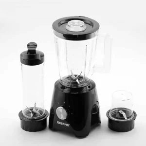 Geepas 3 in 1 Super Blender 2 Speed and Pulse Function with Powerfull Motor for Kitchen use- Black