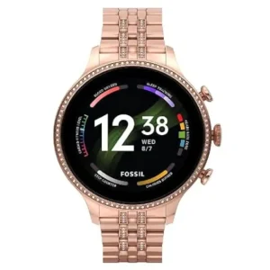 Gen 8 Smartwatch with AMOLED Screen Snapdragon 4100+ Wear Platform,Google Assistant SpO2 Features and Notifications- Rose Gold