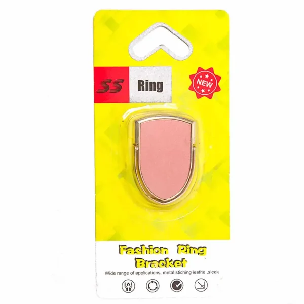 Fashion Ring Mobile Phone Sticky Bracket- Pink