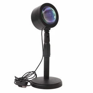Sunset Projection Lamp Led Light, Romantic Visual HD Crystal Lens Sunset Night Light Projector for Party Bedroom DÃ©cor