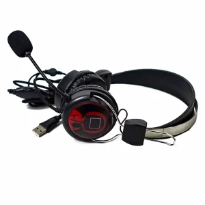 Squid Game Square Design Foldable Extra Bass Over Ear Headphones with Mic- Black
