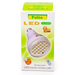Remote Control LED Energy Saving Lamp Emergency LED Bulb for Home, Office with 24pcs SMD LED- White Color