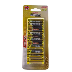Excellent Super Power Battery, AA 1.5V - Pack of 20 Pieces